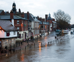 English Uk property's at risk of flood